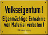 Imanes de nevera "Volkseigentum"