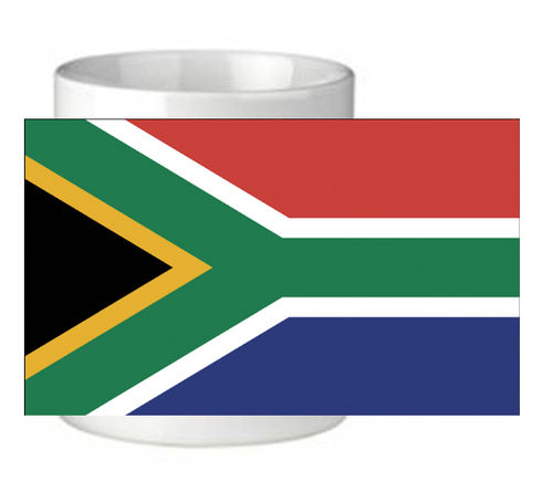 Kaffekrus "Flag Sydafrika"