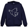 Hoodie "Dove of peace with olive branch"