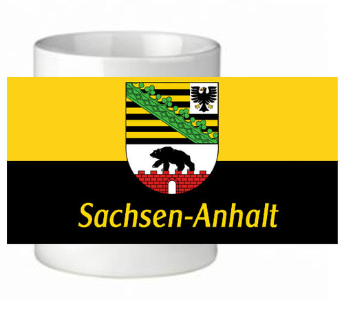 Kop "Sachsen-Anhalt flag"