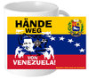 Tasse "Hände weg von Venezuela"