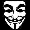 Parche termoadhesivo "Anonymous"