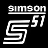 Screen Print Transfer Logo "Simson S51"
