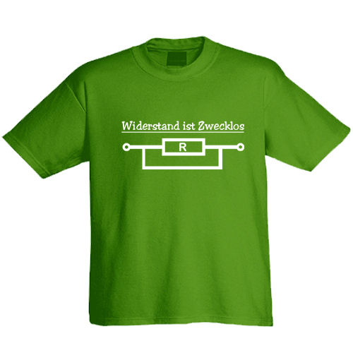Børn T-Shirt "Widerstand ist Zwecklos"