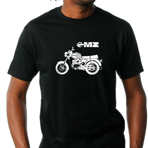 ETZ 250 MZ Simson Trabant TS Awo DDR Rt 125 Oldtimer GST Motorrad Weiss T-Shirt Shirt