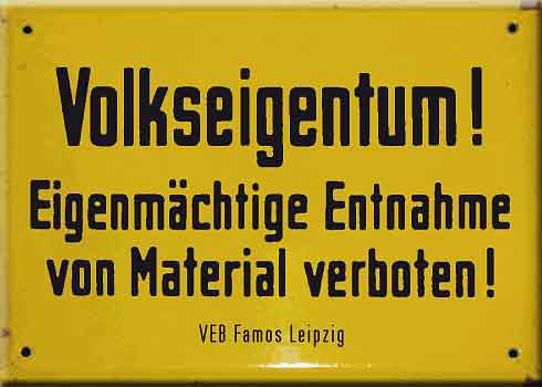 Magnets "Volkseigentum"
