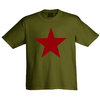 Klæd T-Shirt "Rød stjerne"