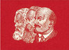 Magneti per il frigo "Marx-Engels-Lenin"