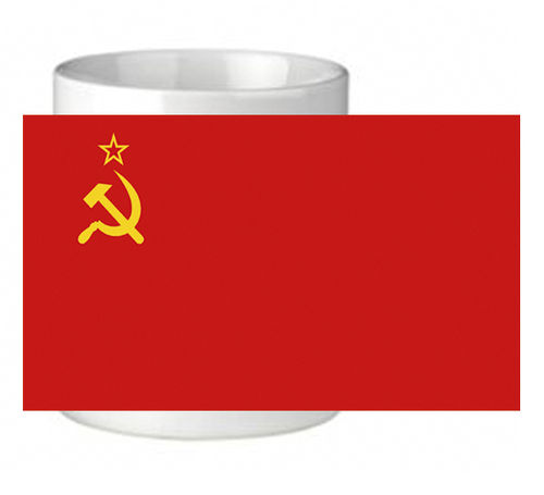 Tasse à Café "Drapeau de l'Union des républiques socialistes soviétiques"