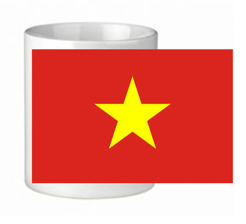 Kaffekrus "Flag Vietnam"