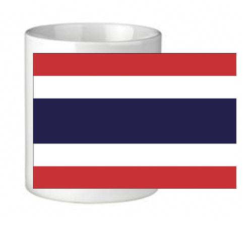 Taza de Café "Bandera de Tailandia"