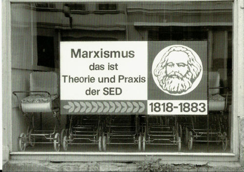Tarjeta postal "Theorie und Praxis"