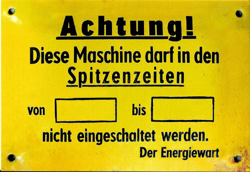 Postkarte "Achtung"