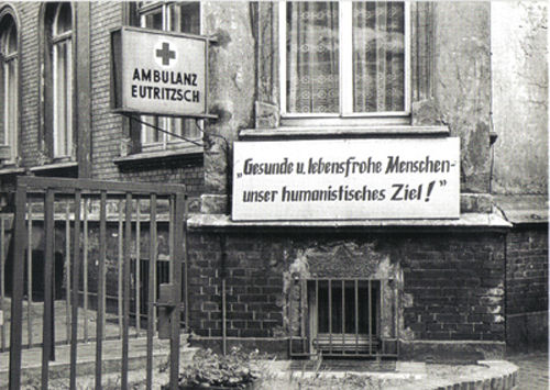 Carte postale "Ambulanz Eutritzsch"