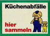 Tarjeta postal "Küchenabfälle"