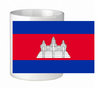 Kaffekrus "Flag Cambodja"
