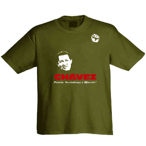 Klæd T-Shirt "Comandante Hugo Chávez"