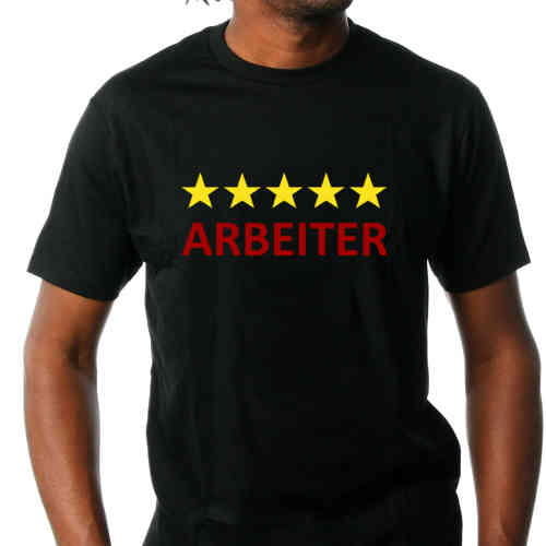 Klæd T-Shirt "5 Sterne Arbeiter"