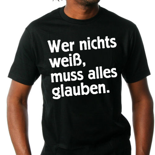 Camiseta "Wissen"