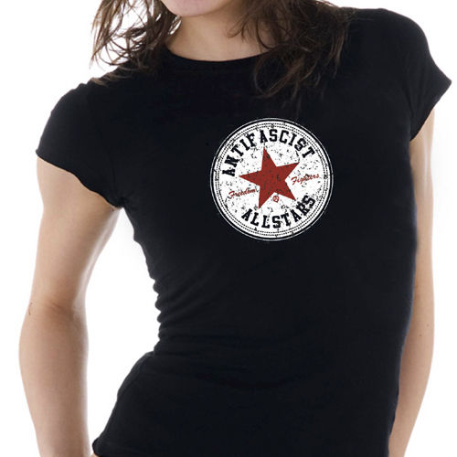 Camiseta de mujer "Antifascist Allstars"