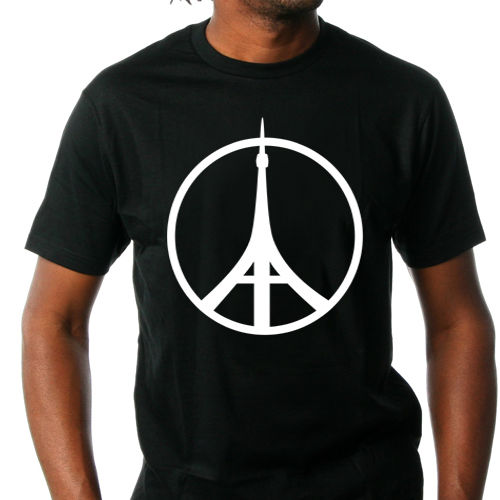 Camiseta "Paz para paris"