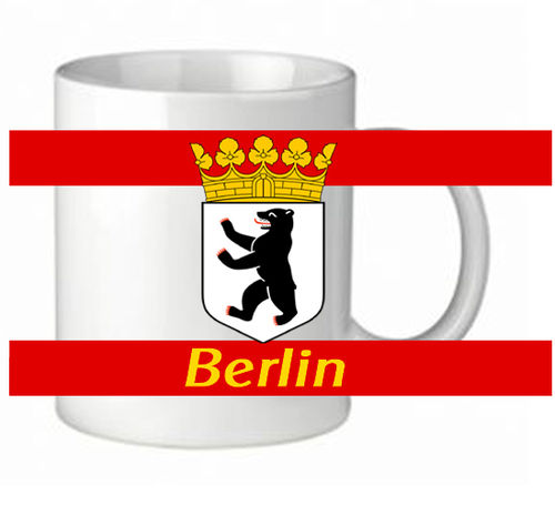 Tasse "Flagge Berlin"
