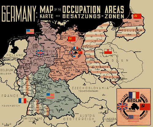 Imanes de nevera "Germany Map 1945"