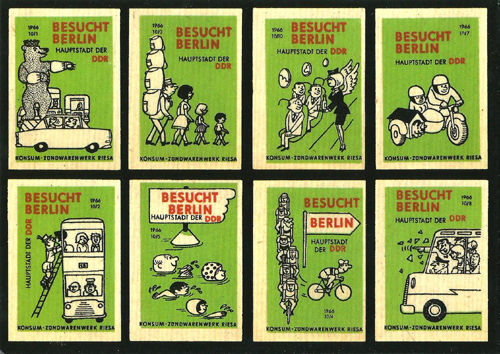 Tarjeta postal "Besucht Berlin"