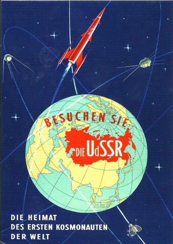 Carte postale "Besuchen Sie die UdSSR"