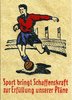 Postkarte "Sport bringt Schaffenskraft"
