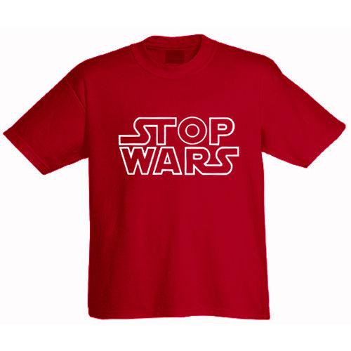 Klæd T-Shirt "Stop Wars"