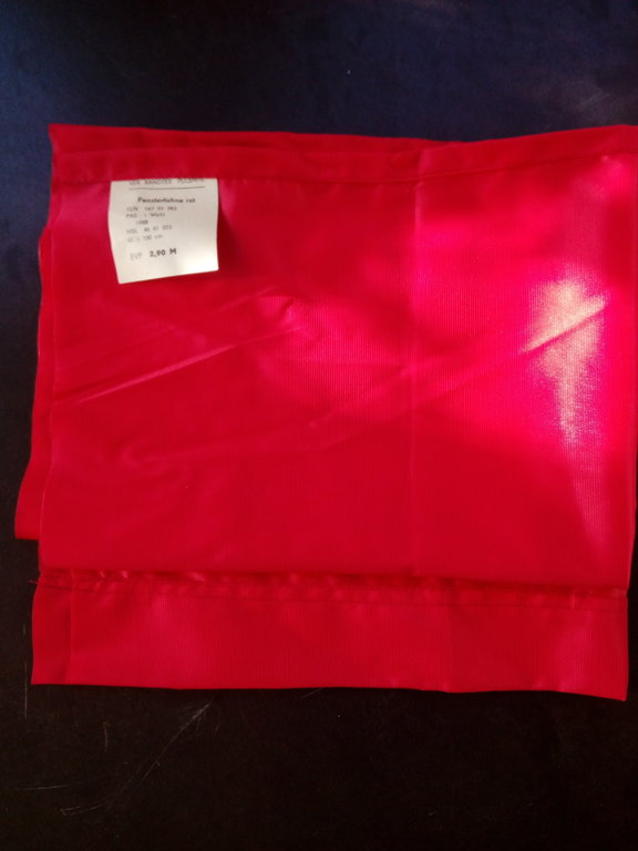 Rote Arbeiterfahne 60 x 100 cm DDR Stockfahne Fensterfahne Fahne 1986 Lagerware 