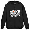 Sweat-shirt à capuche "Make Capitalism History"