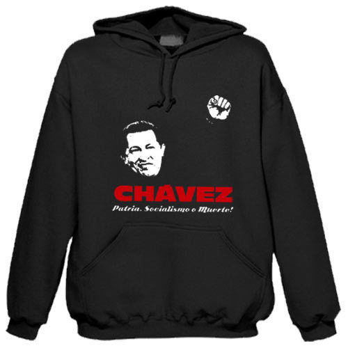 Sweat shirt à capuche "Comandante Hugo Chávez"