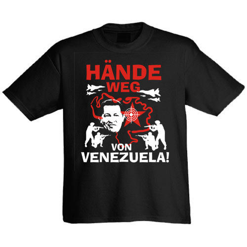 T-Shirt "Hände weg von Venezuela"