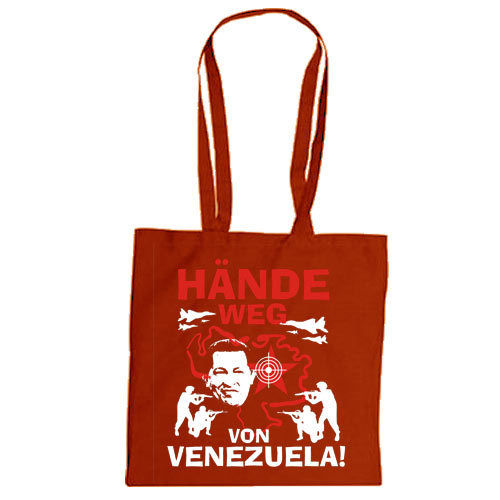 Stoffbeutel "Hände weg von Venezuela"