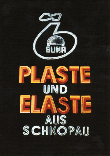 Postkarte "Plaste und Elaste aus Schkopau"