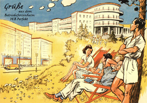 Postcard "Betriebsferienheim"