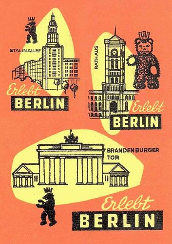 Postkort "Erlebt Berlin"