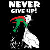Repasser sur les patchs "Never give up!"