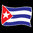 Aufbügler "Flagge Kuba"