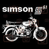 Parche termoadhesivo "Simson S51"