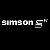 Parche termoadhesivo "Simson S51"