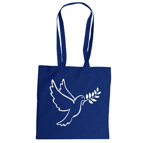 Bolsa de algodon "La paloma de la paz"
