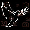 Screen Print Transfer "Dove of peace"