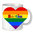 Kop "Rainbow Hjerte Berlin"