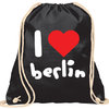 Sac à dos cordon "I love Berlin"