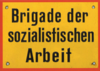 Postkort "Brigade der sozialistischen Arbeit"