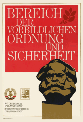 Cartolina postale "Karl Marx Stadt"
