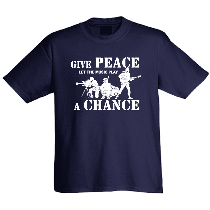 Klæd T-Shirt Give peace a chance